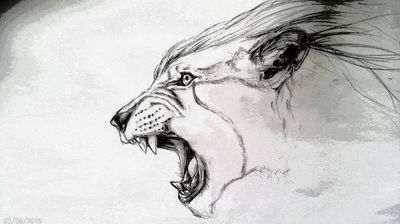 Pyroar Realistic Pyroar realistic sketch by digi-sketch on DeviantArt