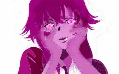 Yuno Gasai Colour WIP