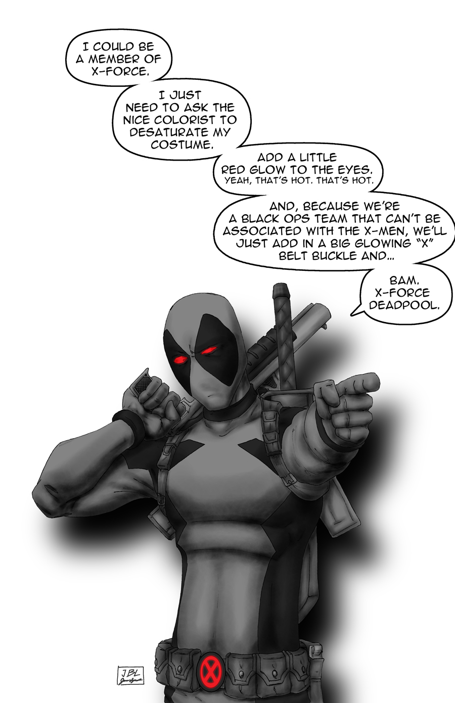 X Force Deadpool By Jameslynch On Deviantart X Force Deadpool By Jameslynch On Deviantart