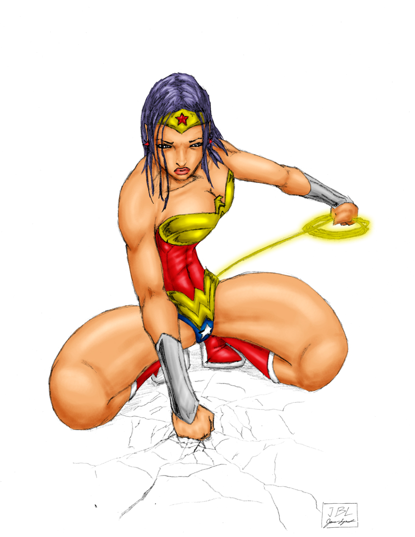 Wonder Woman in color