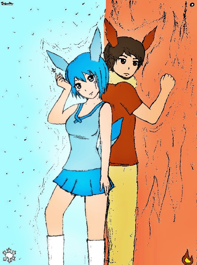 Glaceon x Flareon