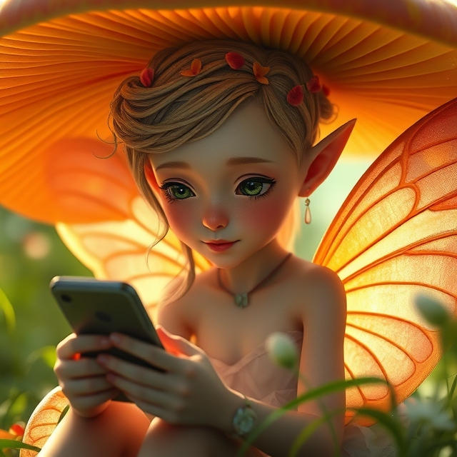 Fairy Cute Dialouges Cute_fairy_with_Cellphone by Aleksmaan on DeviantArt