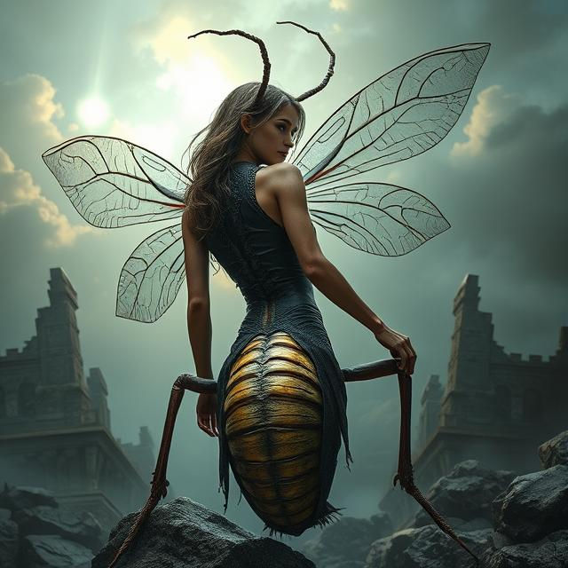 Deviantart Insect Horror Insect Girl1 by Aleksmaan on DeviantArt