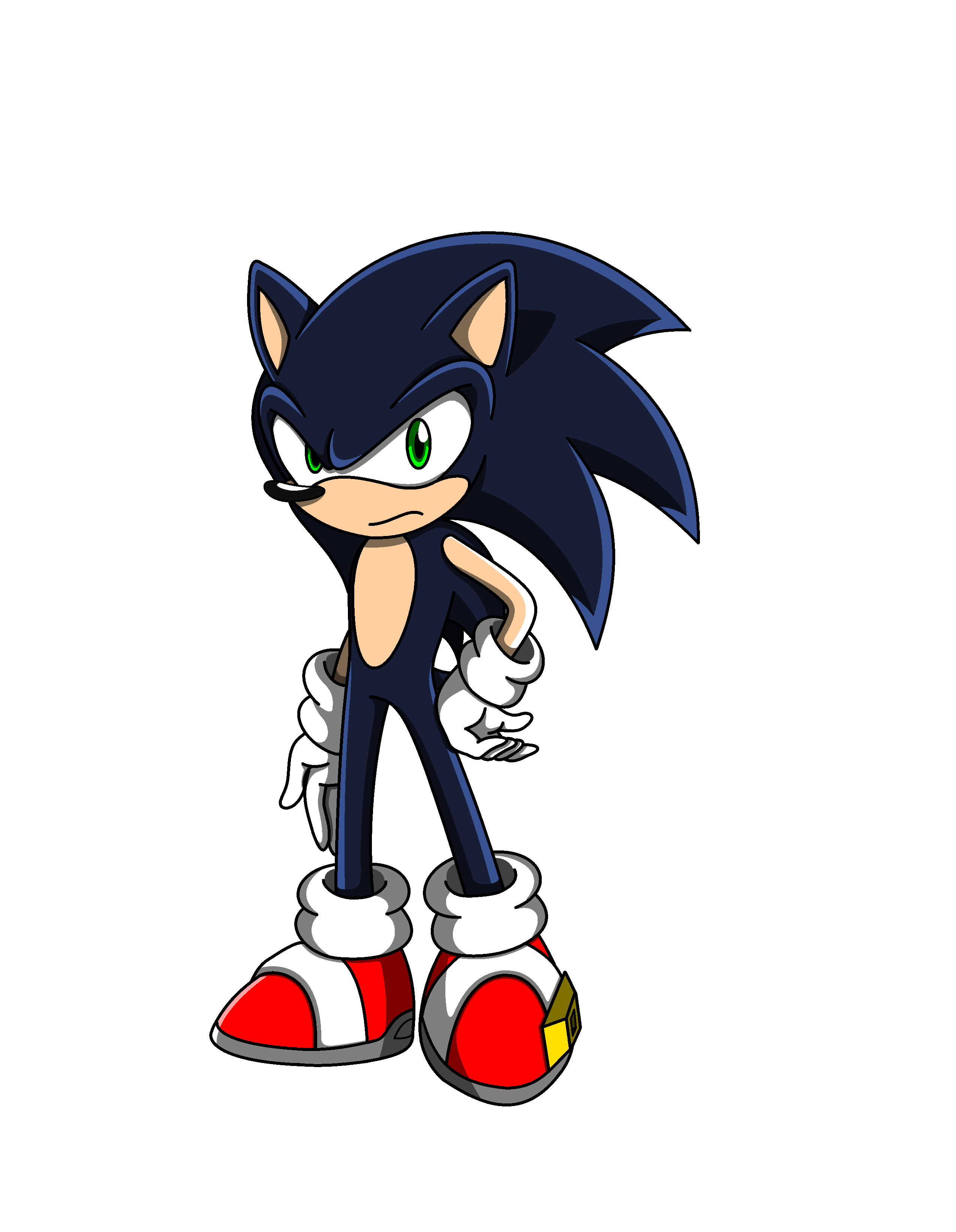 Dark Sonic by Fentonxd on DeviantArt