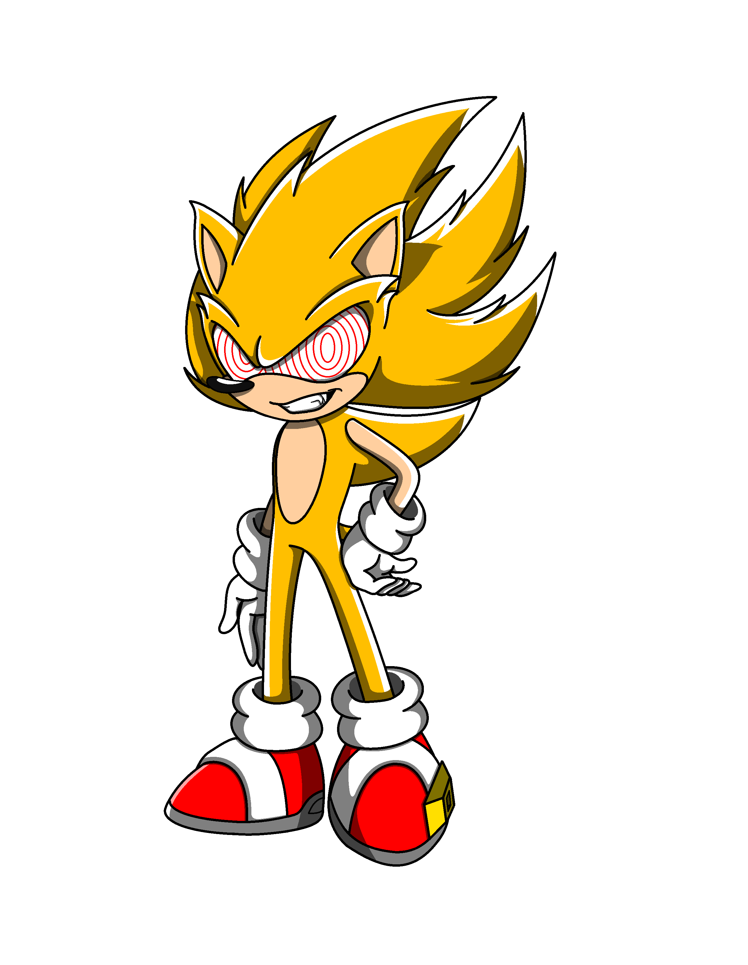 Fleetway Super Sonic by Prowur on DeviantArt