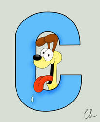 Garfield alphabet - C