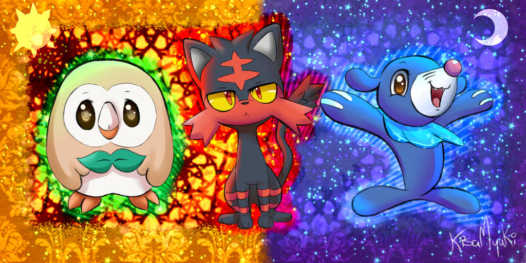 Pokemon Sun and Moon starters