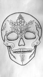 Floral Skull