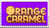 Orange Caramel Stamp.