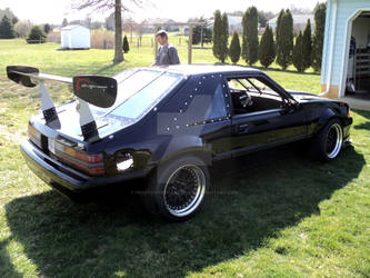 1993 Mustang Fox Body race car by prestonthecarartist