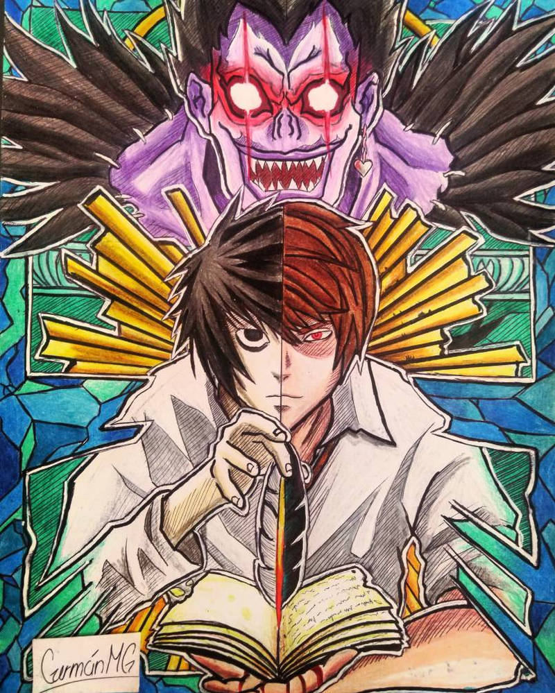 Death note - stained glass by GermanMgArt on DeviantArt