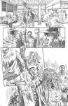 Near Death pencil page by NoirZone