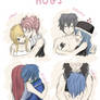 Fairy Tail's hugs!