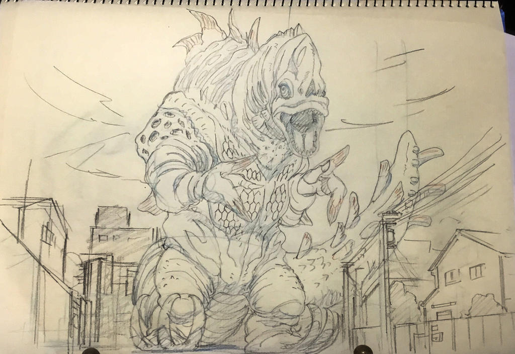 Tropical fish kaiju