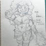 Wild female warrior