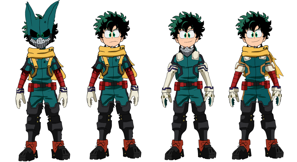 my favorite Deku Costumes by Nicguyy on DeviantArt