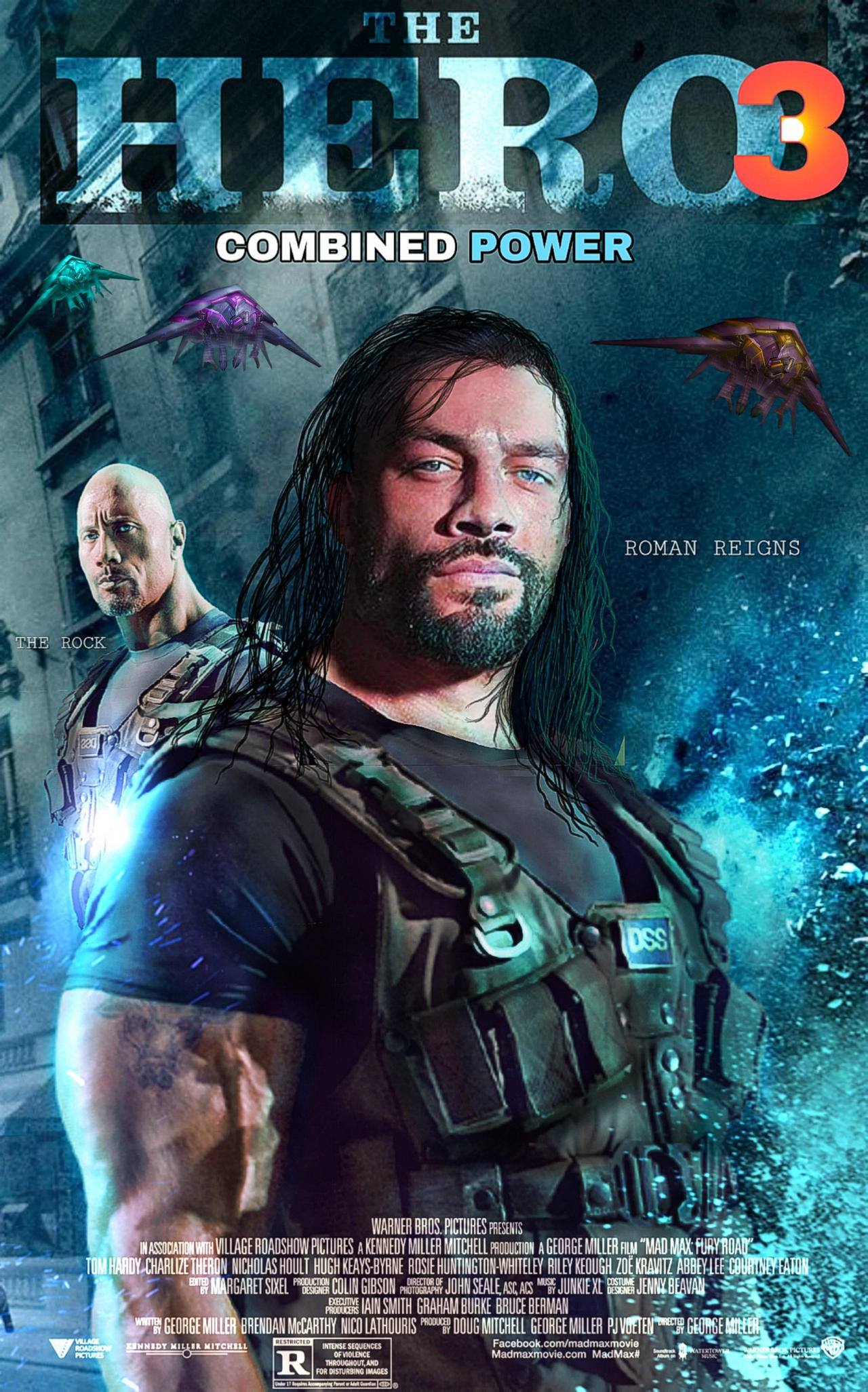 The Hero Part 3 Roman Reigns The Rock 2020 By Aliroman2018 On