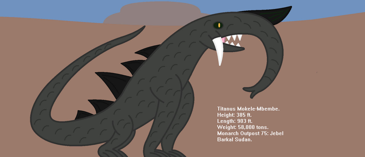 ⋈Monster122⋈ on X: New Titanus Mokele Mbembe #Godzilla https