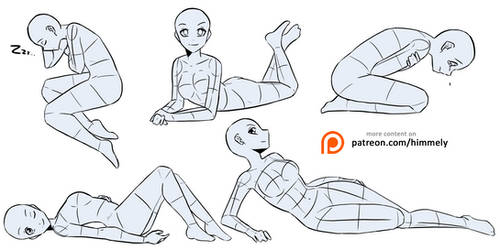 Poses Study 2 - reference sheet