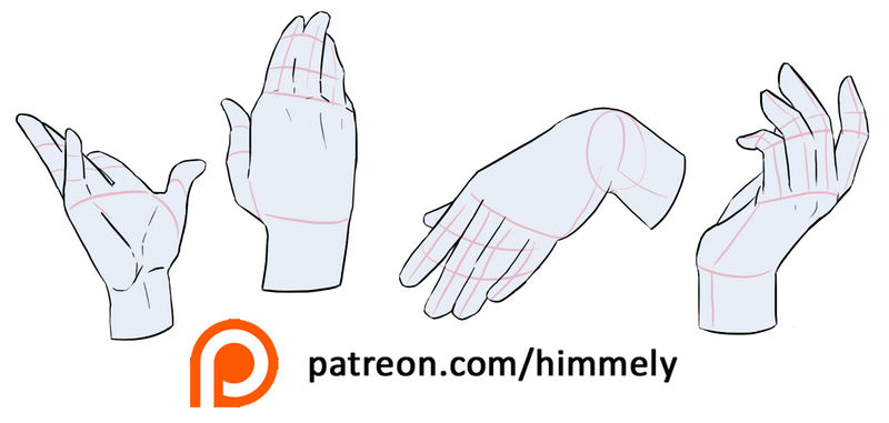 Hands study - reference sheet 2 by Himmely on DeviantArt