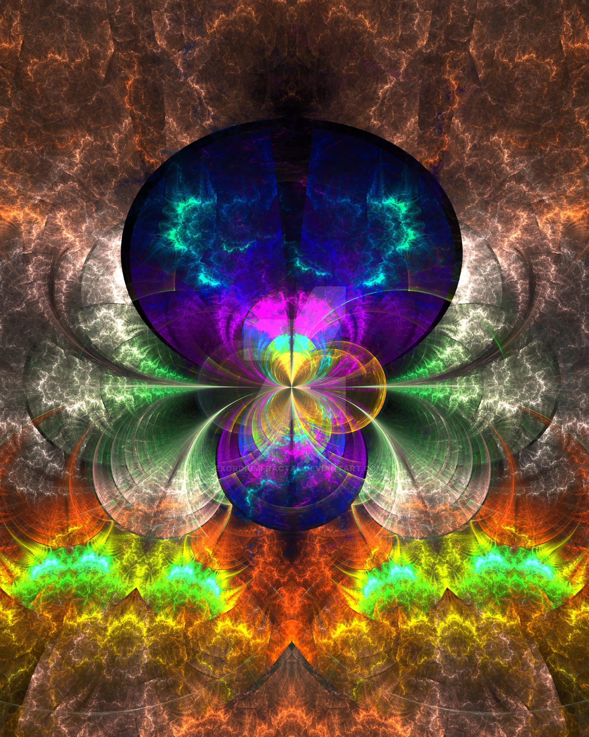 psychedelic forest by ExordiumFractal on DeviantArt