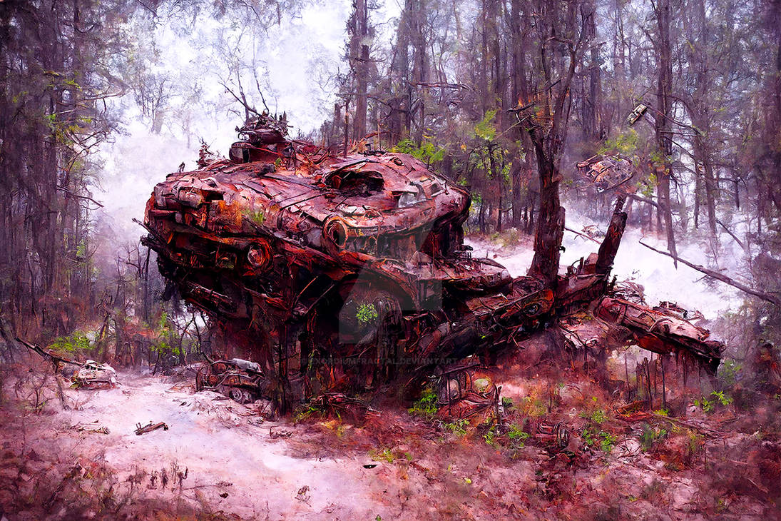 Forgotten in the forest by ExordiumFractal on DeviantArt