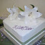 Lily Baby Shower Cake