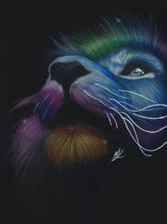 Colorful lion