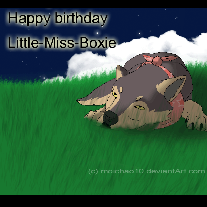 Happy birthday Little-Miss-Boxie