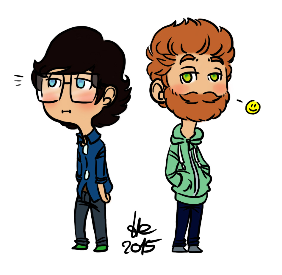 Rhett and Link Chibis