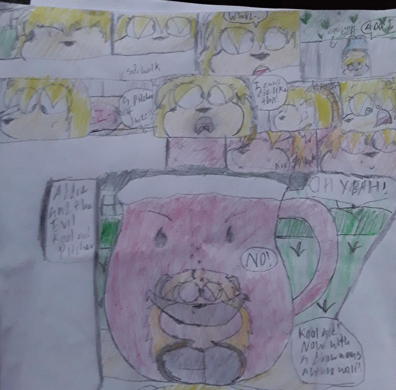 Deviantart Klooaid Addie and the evil kool aid pitcher by theflyingshrimptaco on DeviantArt