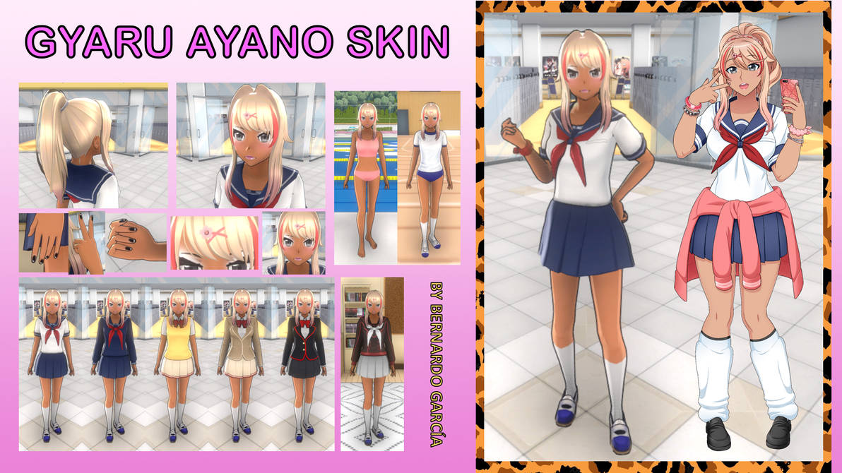 GYARU SKIN Yandere Simulator by estbagr2004 on DeviantArt