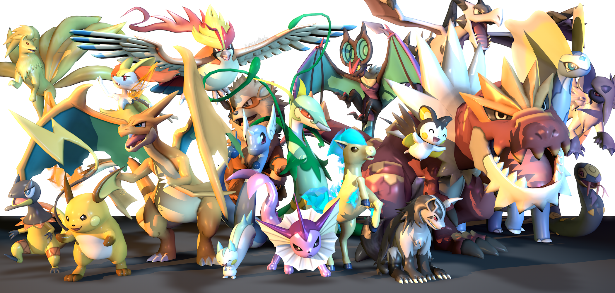 All Legendary Mythical UB Pokemon PNG by DavidBksAndrade on DeviantArt