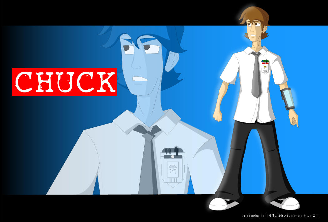 Chuck Rough Character Chuck Cartoonized by animegirl43 on DeviantArt