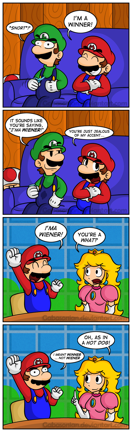 Mario's Authentic Accent