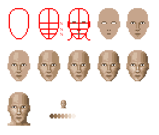 Pixel Face Tutorial By Zanaril On Deviantart