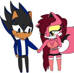 axel and kyarra holding hands base