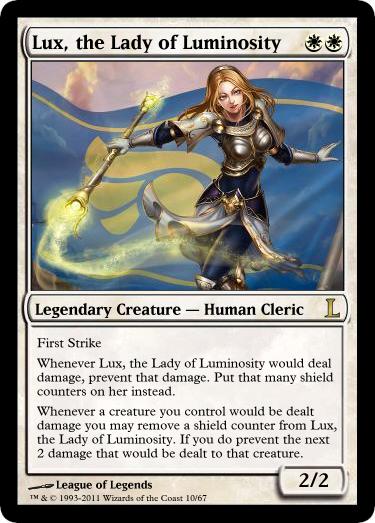 Lux, the Lady of Luminosity