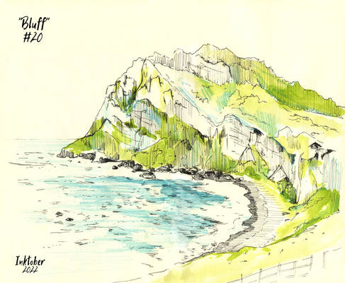 Bluff (Jeju) | Inktober 2022