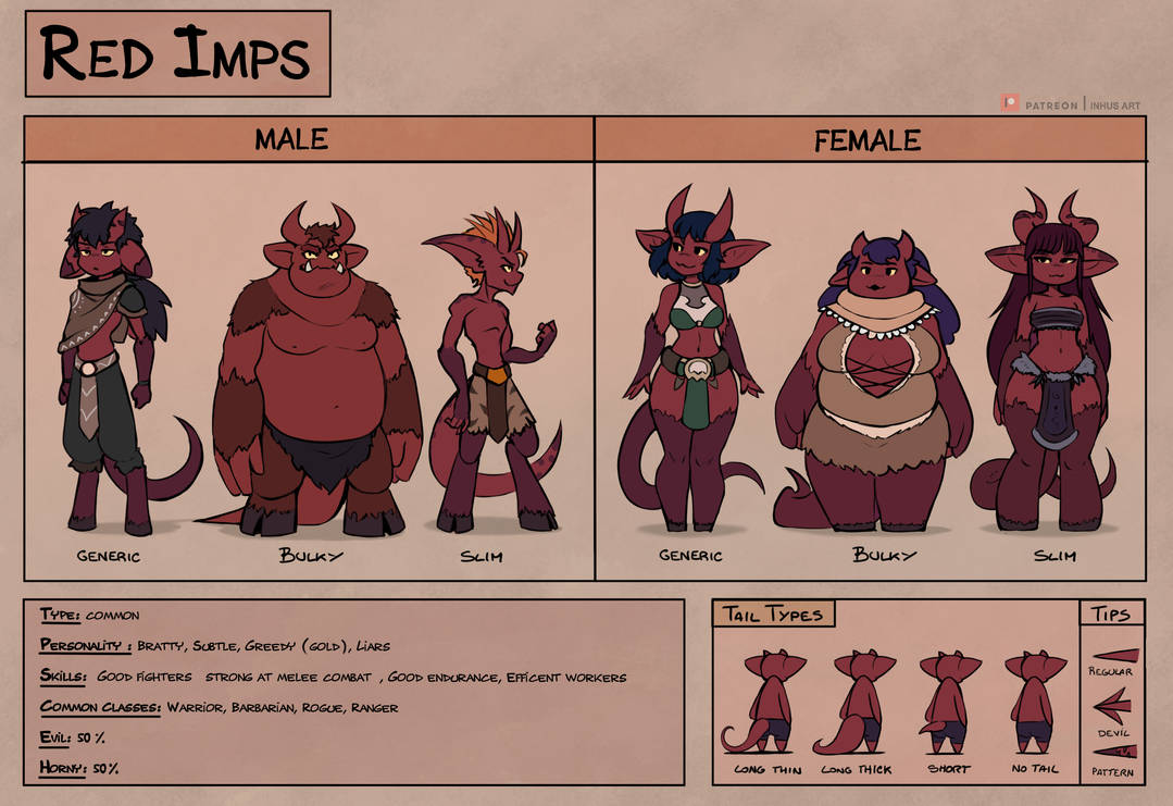 Hessen Creatures: Imps (page 1) by Inhus on DeviantArt