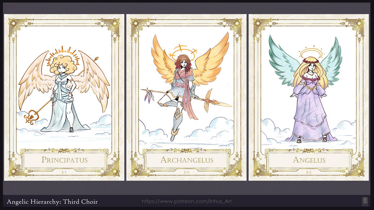 Angelic Hierarchy: Third Choir by Inhus on DeviantArt