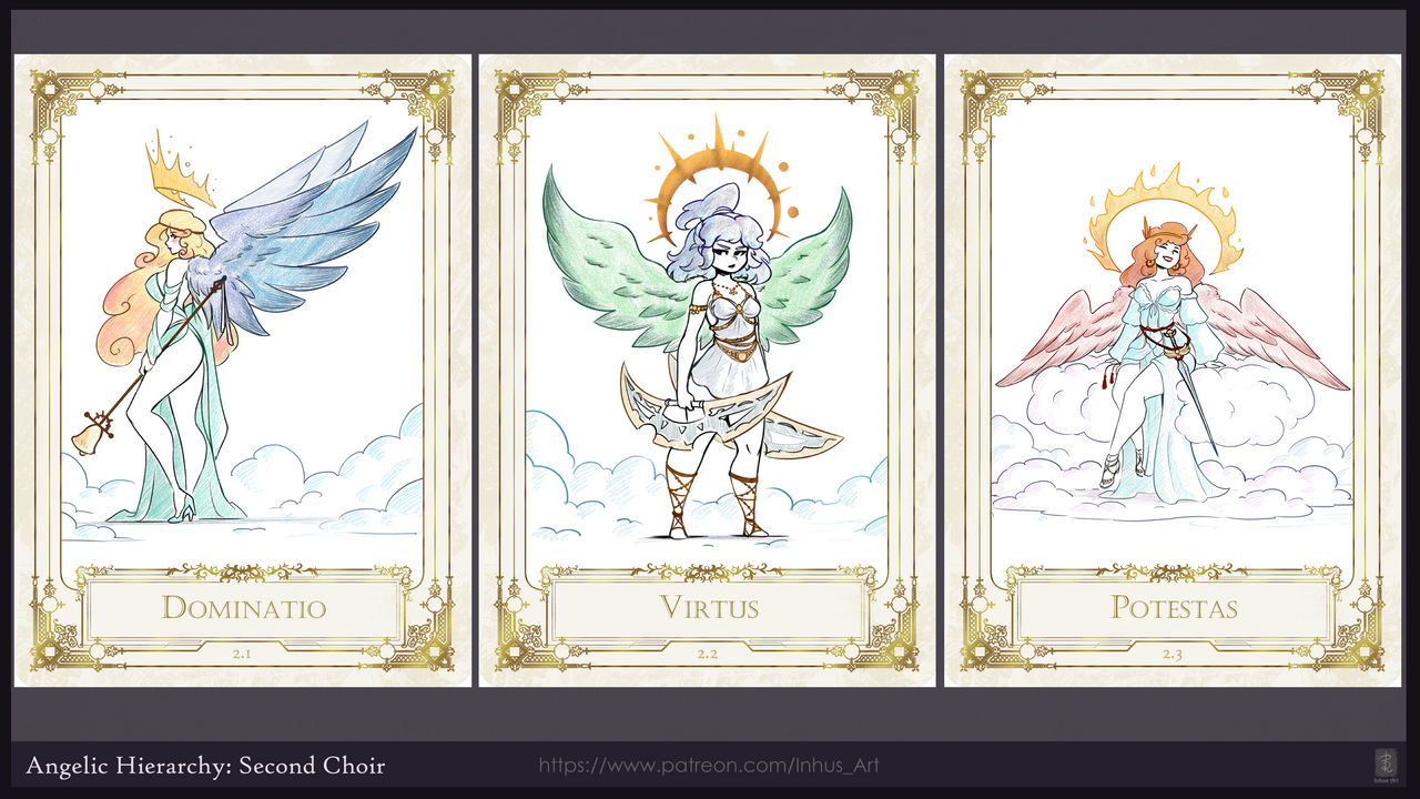 Angelic Hierarchy: Second Choir by Inhus on DeviantArt
