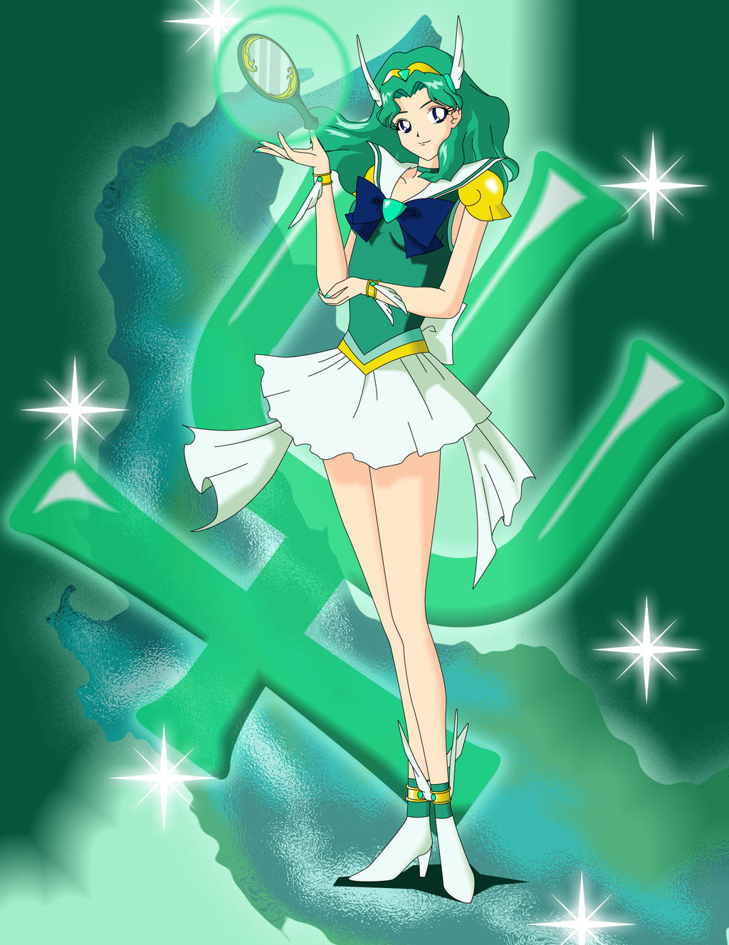Holy Sailor Neptune final by AlanSky on DeviantArt