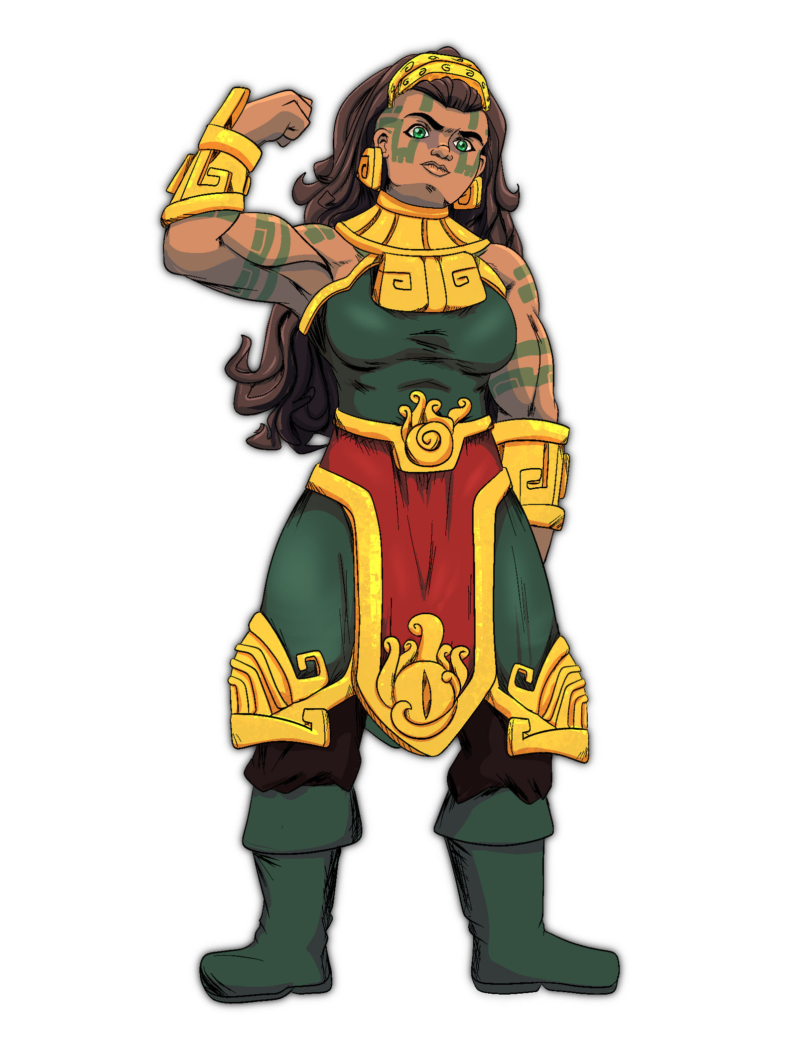 Illaoi Line Art - Ruined King: A League of Legends Story Art Gallery
