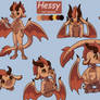 My first OC: Hessy the dragon