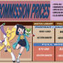 -Commissions prices chart- (Always open)