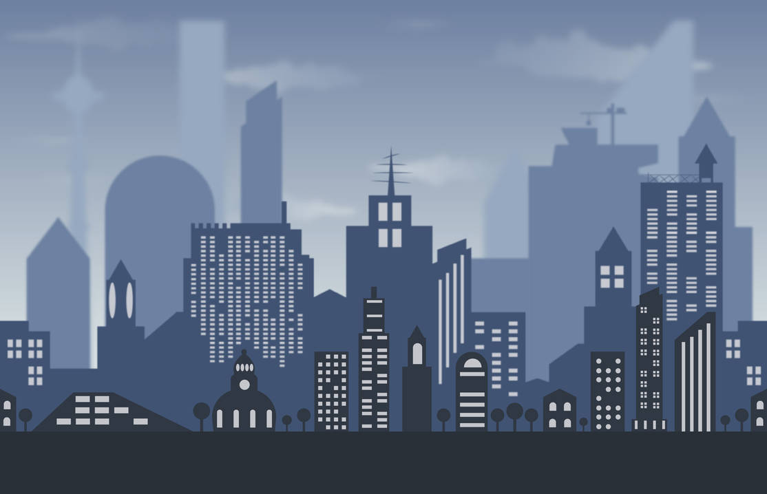 City background with parallax effect by impressionofmel on DeviantArt