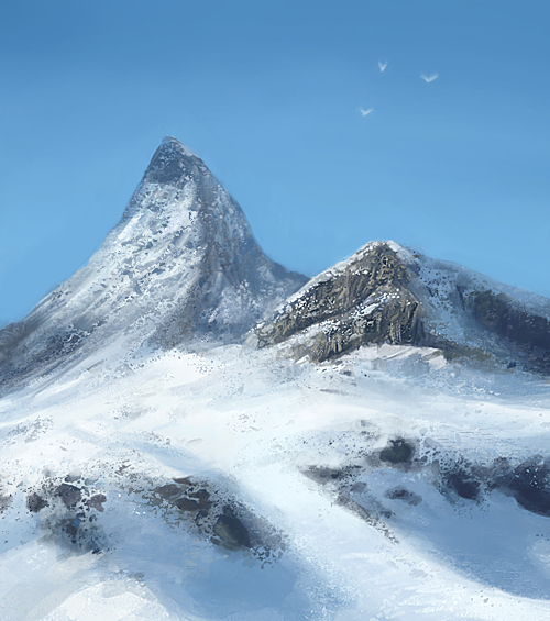 Snow Landscape Study