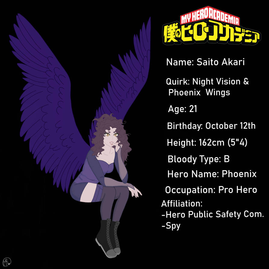 MHA OC Chart (Pro Hero) by AnArtisticSloth on DeviantArt