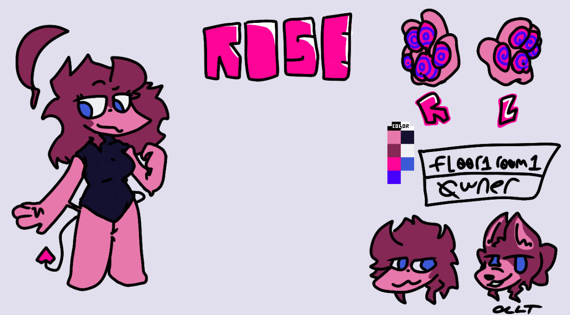 Rose Color Character rose character sheet thing by shapeshiftingcolors on DeviantArt